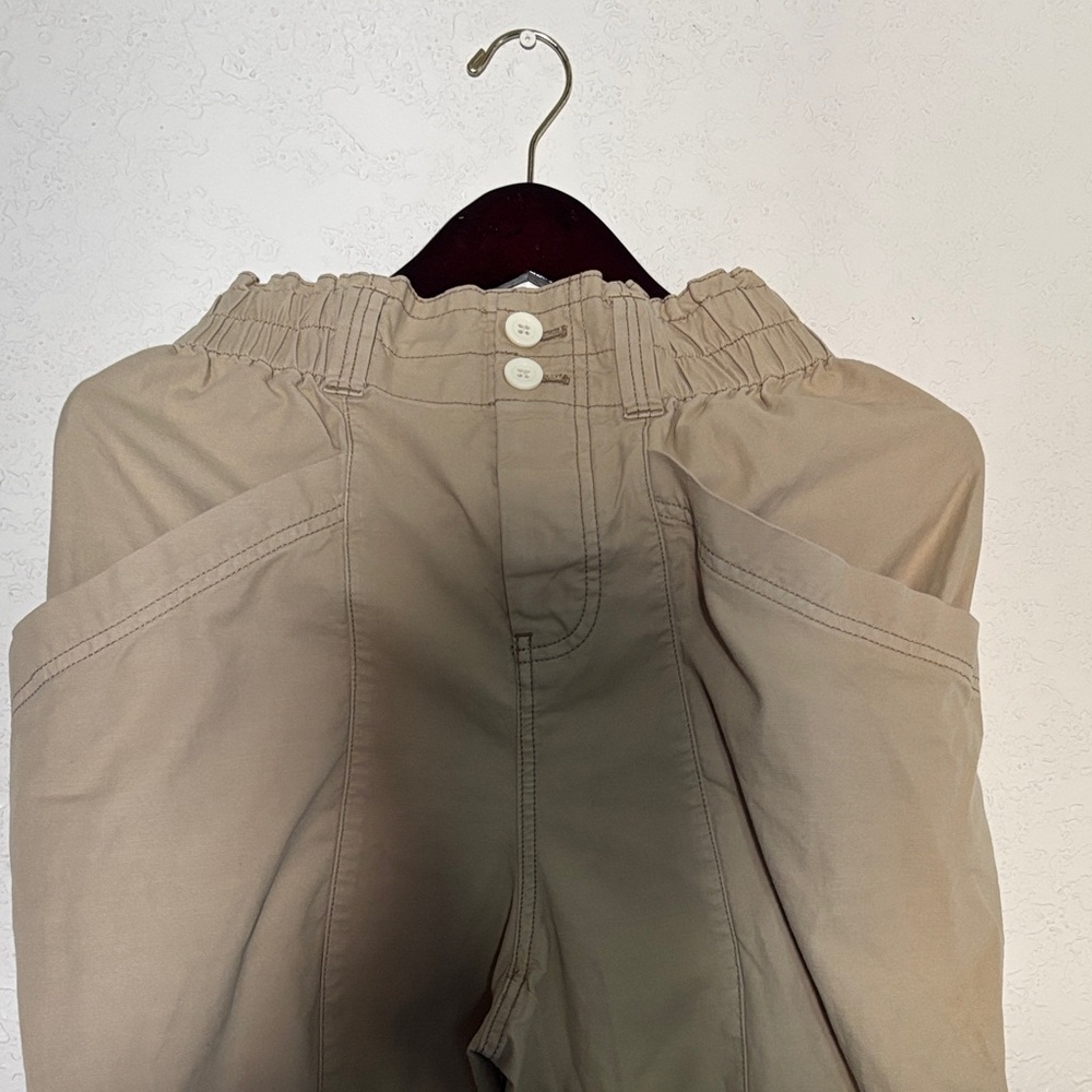 Free people Movement by Free People Beige Elastic Waist Pants - Picture 3 of 9